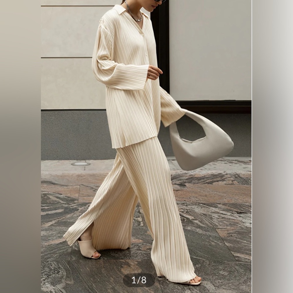 Commence oversized 2 piece leisure set size S in cream